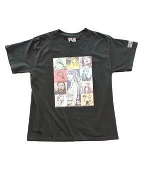official merchandise Taylor Swift black Era’s tour graphic short sleeve tee LG